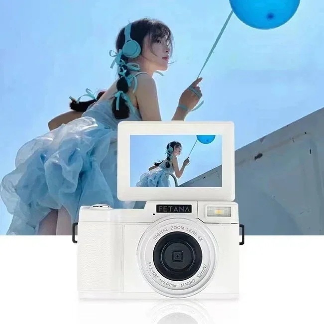新年新品 デジカメ デジタルカメラ 小型 4K 5000万画素 高画質 大画面3.0インチ 4倍デジタルズーム 携帯便利 多機能 録画 自撮り デジタルカメラ 写真撮影