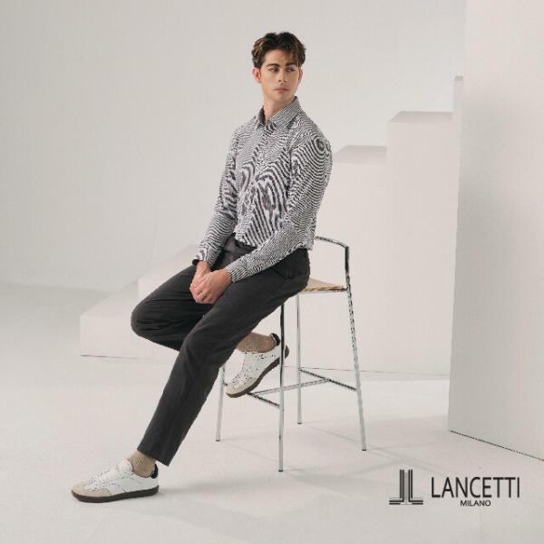 MARIO24FW コンフォータブル ストライプ シャツ LWFH001BA_P373686567