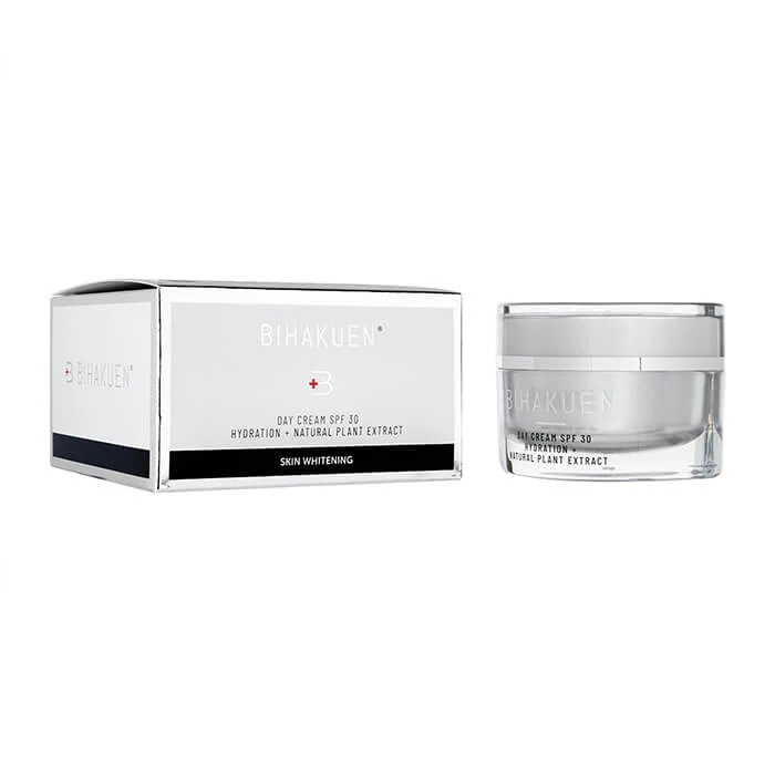 デイクリームSPF30 50g BIHAKUEN ビハクエン 透明肌対策で繊細になったお肌のケアに 海外発送便商品：日時指定不可