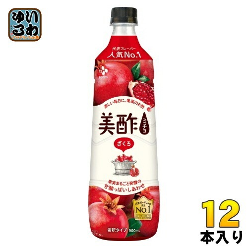 CJジャパン プティチェル 美酢 ミチョ ざくろ 900ml プラスチックボトル 12本入 酢飲料 希釈用 お酢 果実酢 8,086円