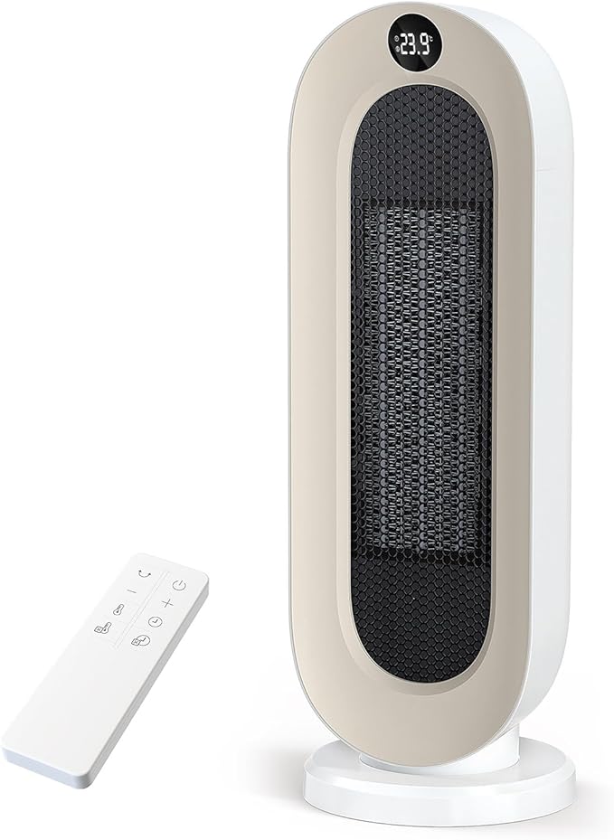 ECO知能恒温 節電対策】 セラミックファンヒーター 暖房器具 省エネ 電気 ファンヒーター 首振り 3段階温度調整 800W/1200W 切り忘れ防止 二重過熱保護 転倒OFF タイマー機能 リモコ 7,668円