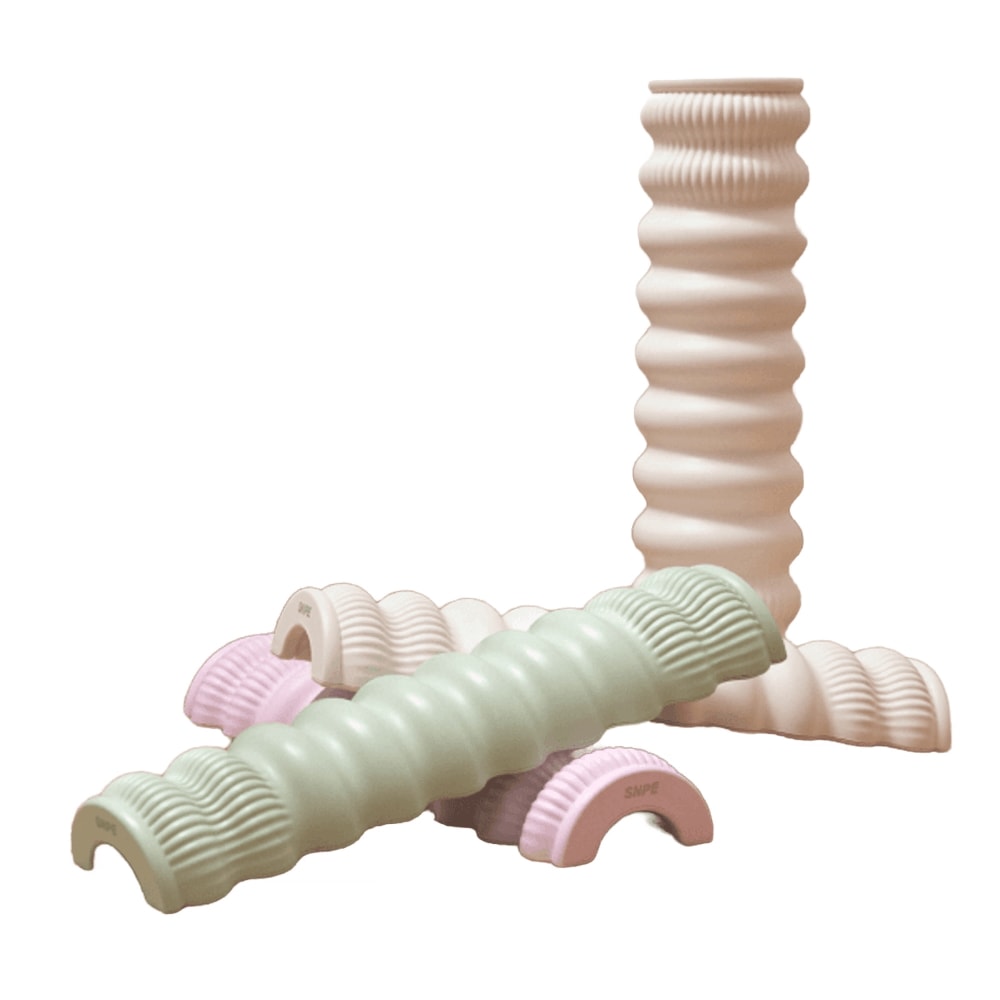 SNPE ウェーブ枕 ABS 頚椎 脊椎矯正枕 首の後ろマッサージ ふくらはぎ運動 頚椎牽引