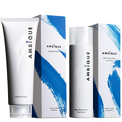 アンビーク 医薬部外品 メンズ vio対応 除毛クリーム 250g & アフターシェーブローション 250ml セット