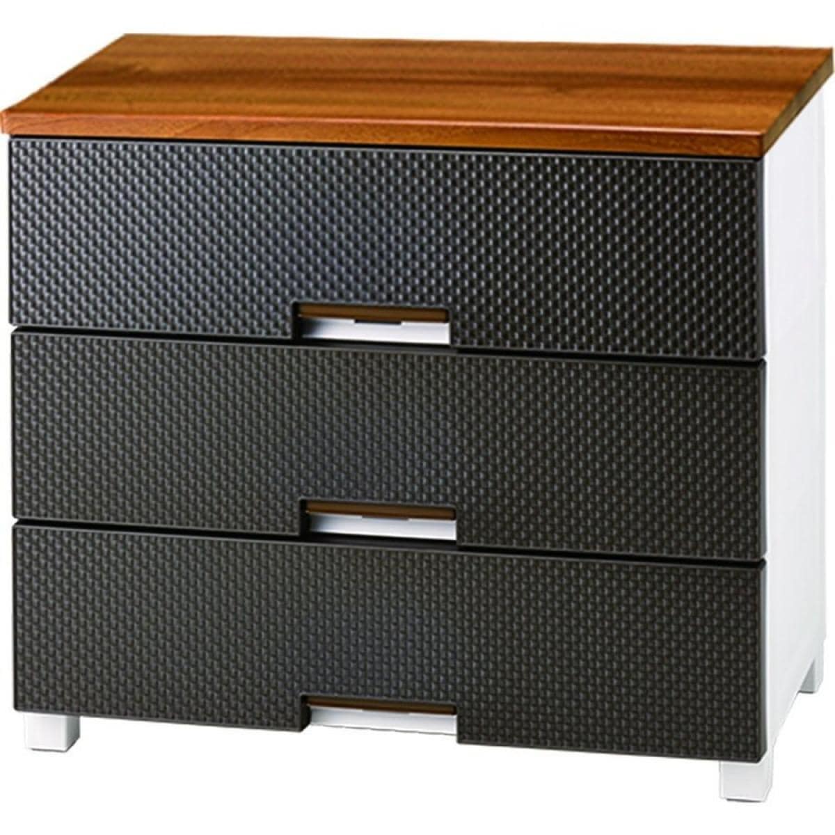 天馬フィッツプラスメッシュ FM7503 ブラウン 衣装ケース 収納ケース チェスト 幅75×奥行41×高さ66cm