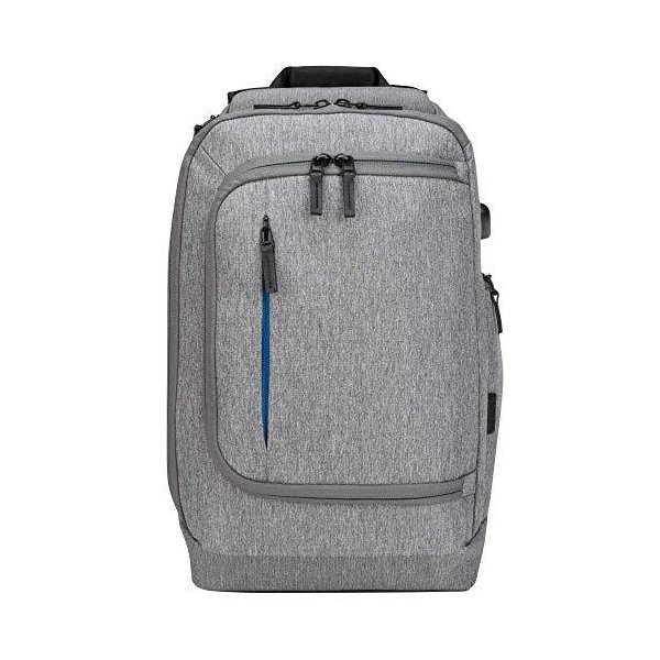 Targus CityLite Pro Modern Premium Convertible Backpack for 15.6-Inch Laptop， Grey (TSB939GL) 並行輸入品