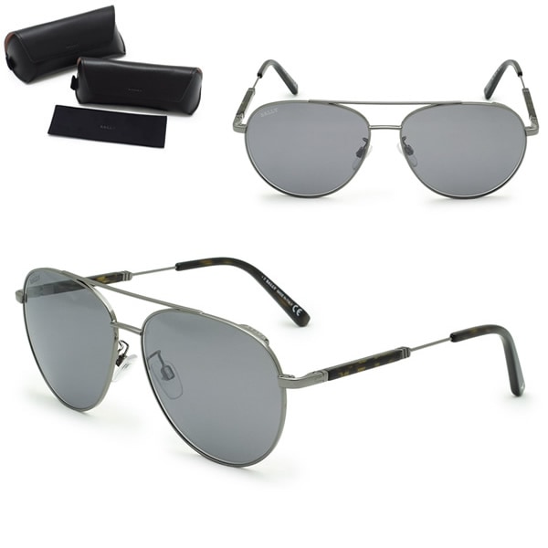 サングラス BY0074-H/S 08C 59 サングラス ノーズパッド UVカット メンズ ガンメタル グレー