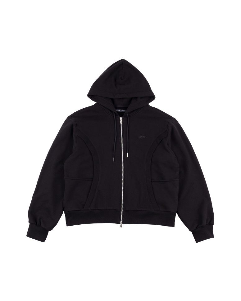 [THE MUSEUM VISITOR]★TV HEART LOGO HOODY TV HEART LOGO HOODY (BLACK) : THE MUSEUM VISITOR