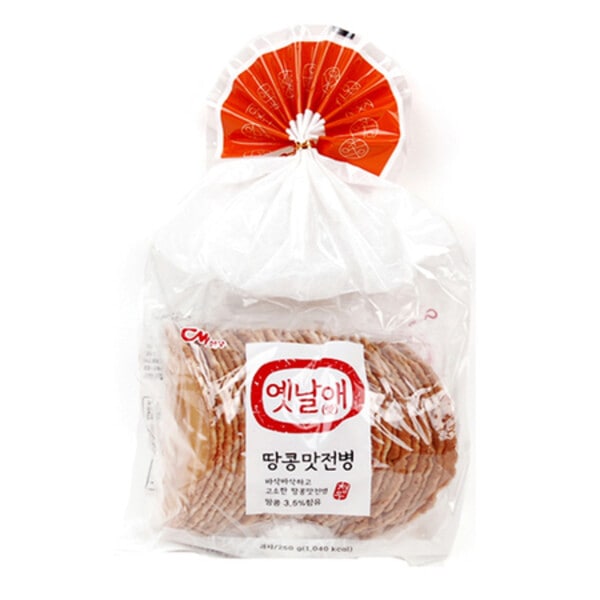 チョンウ 昔の子 ピーナッツ煎餅 250g x 16個