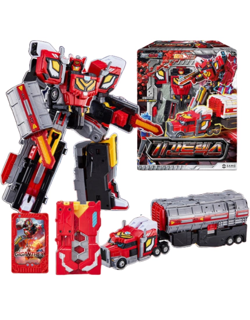 【正規品】 韓国限定 韓国人気 流行 Metalcard Bot S Gigantrex メタル カードボットS ギガントレックス 韓国ロボット おもちゃ 変身 ロボット トイ