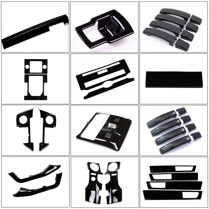 2010-2016用ランドローバー検出器,4 lr4,黒の車のインテリアと外装の装飾ステッカー,装飾