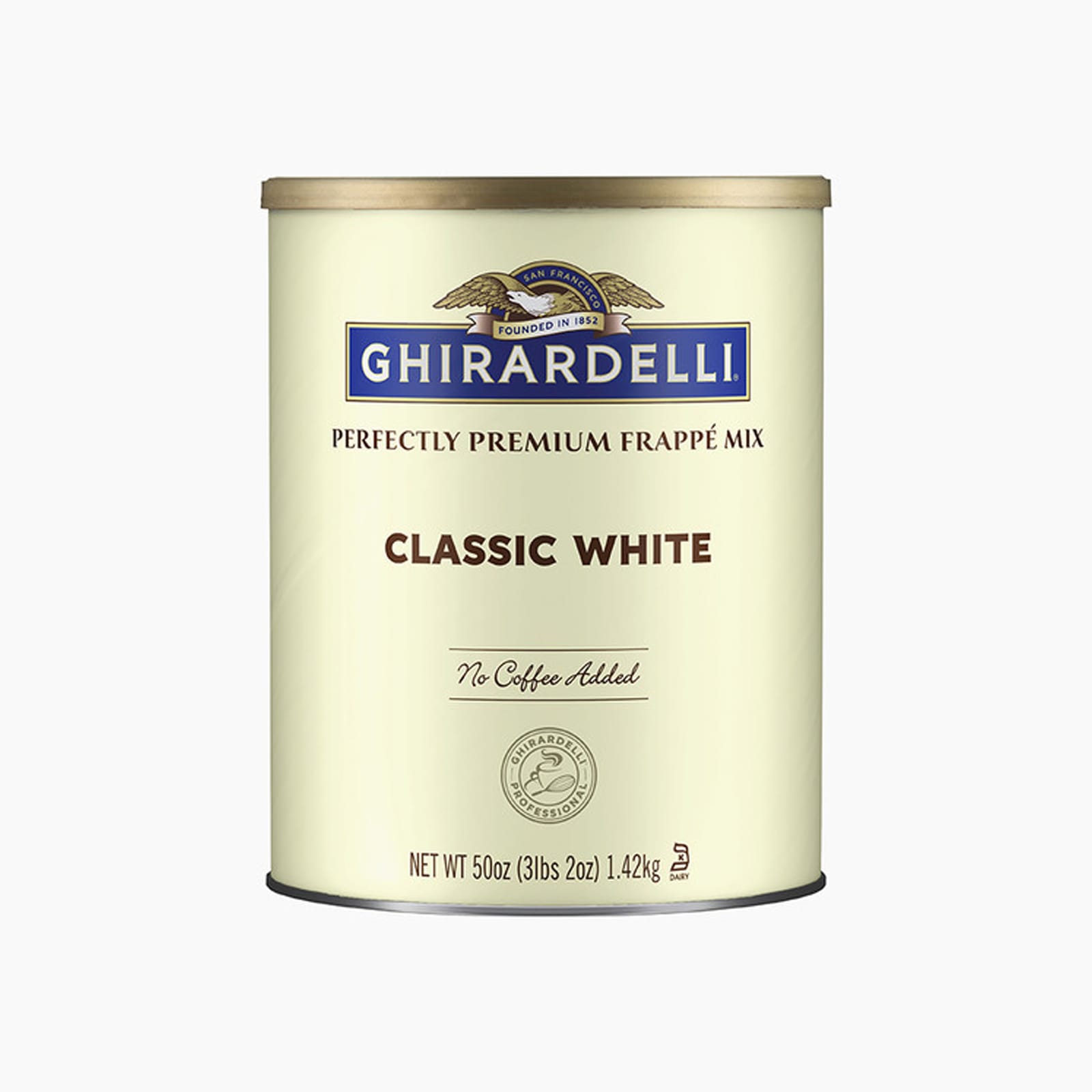 GHIRARDELLI Frappe Mix Can Classic White 1.42kg X 1個