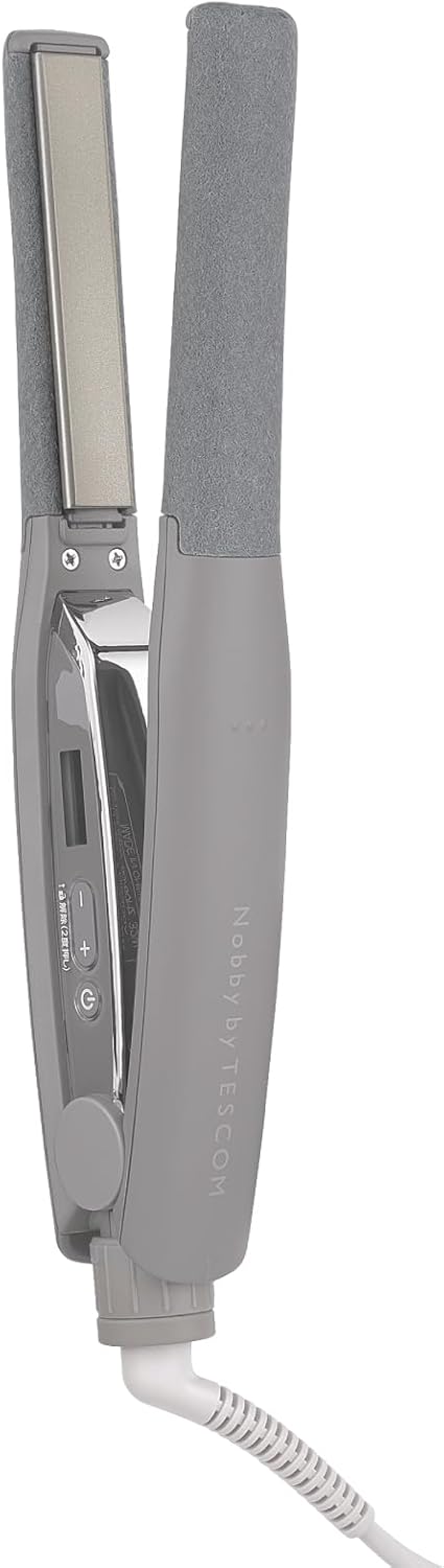 ヘアアイロン ストレートアイロン 15mm 100～200℃ 温度調整/ロック/メモリー機能 自動OFF 開閉ロック 海外対応 やけど防止 ラク抜きプラグ Nobby by TESCOM ス
