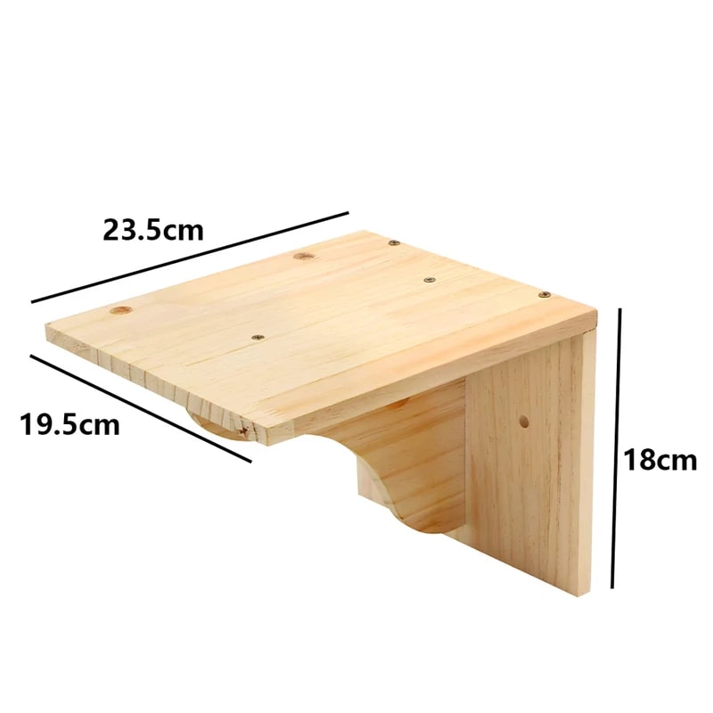 猫用壁掛けハンモック,1ピース,登山用家具,子猫用トイレ,木製の猫の木,家用 wall shelf