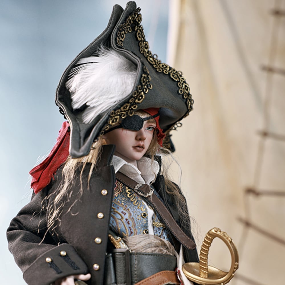 球体関節人形 1/4 関節人形 40CM bjd/sdドール女子球体プレゼント装飾用 現物手工高级树脂人形玩偶海盗船长 23,681円