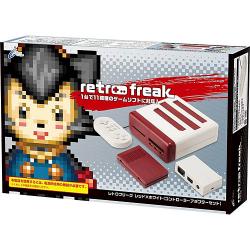【新品/在庫あり】[サイバーガジェット] レトロフリーク レッド×ホワイト（コントローラーアダプターセット） [CY-RF-RW]