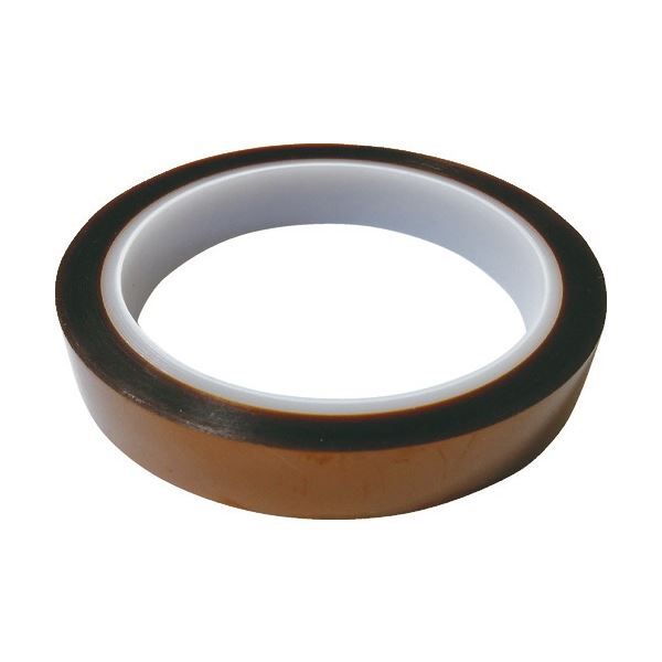 (まとめ) TRUSCO ポリイミド粘着テープ 15mm×33m 茶褐色 TPFT-15-33 1巻 (×3セット)