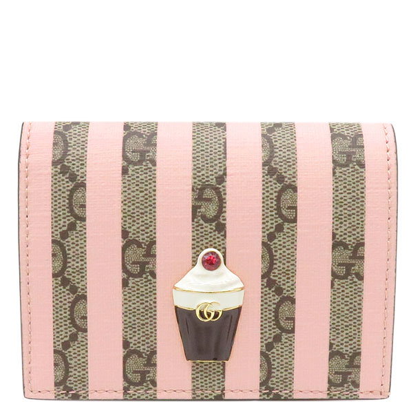 Qoo10] GUCCI アイスクリーム付き カードケースウォレッ