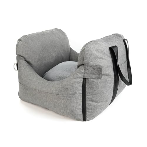 ドライブベッド 犬 ドライブシート 犬用 ドライブボックス 夏用 車用 助手席 3way キャリーバッグ 飛び出し防止 滑り止め 固定ベルト 小型犬 中型犬 猫 お出かけ 通院 地震 防災 洗える