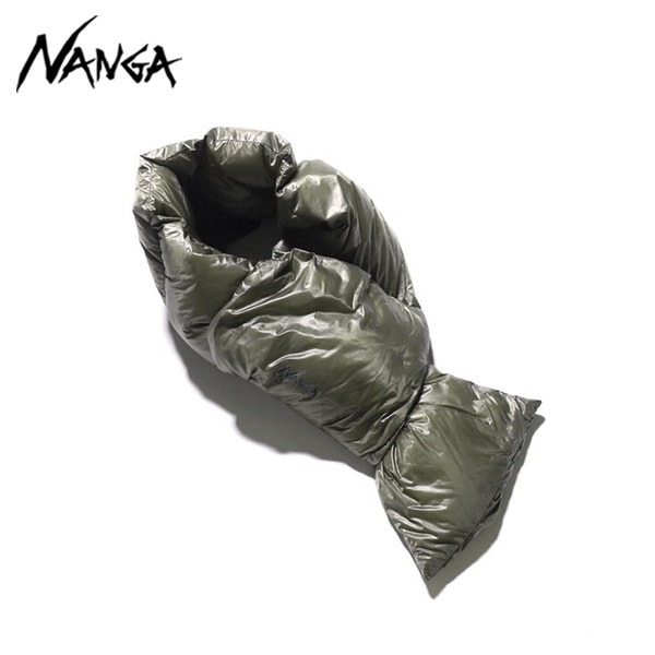 ナンガ PORTABLE LIGHT DOWN MUFFLER(UNISEX) KHA FREE NA2243-3C301 N1PMKHN2 ポータブルライトダウンマフラー(ユニセックス)