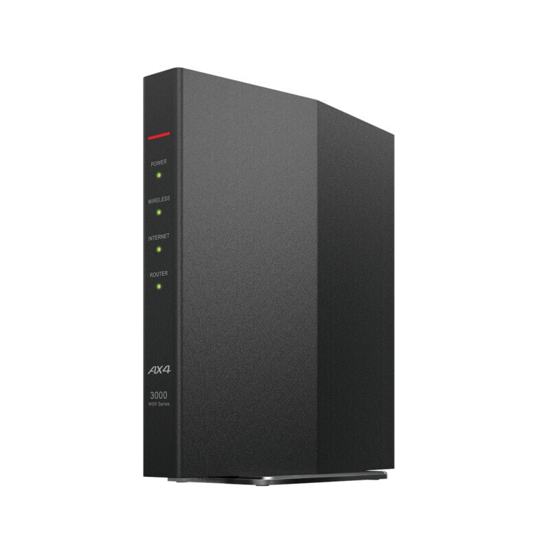 バッファローBUFFALO Wi-Fi 6(11ax)対応 無線LANルーター(2401Mbps＋573Mbps) スタンダードモデル(ブラック) WSR3000AX4PBK 8,691円