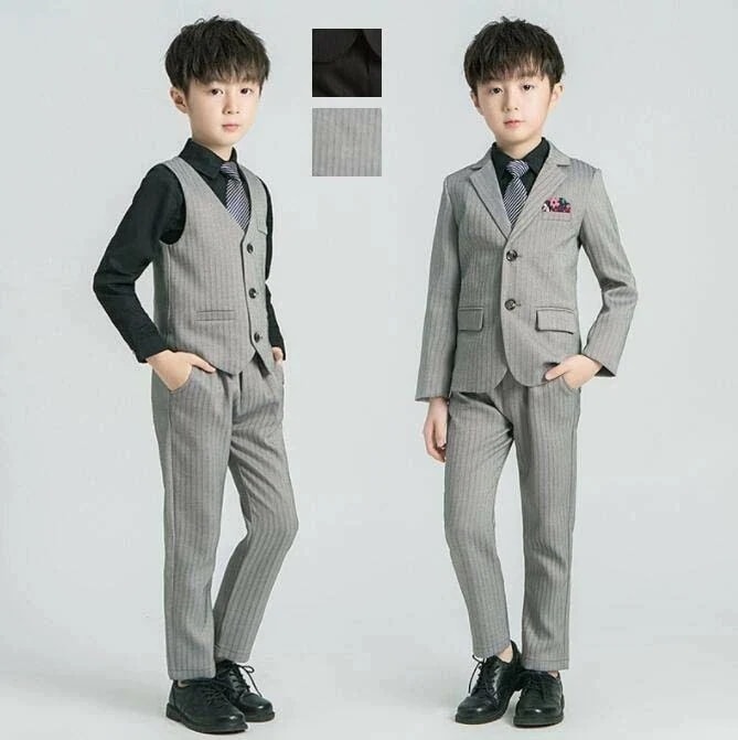 【最安値挑戦】子供スーツ 子供服 上下セット 男の子 長袖 子供用 スーツ スーツセット キッズスーツ 結婚式スーツ ベビースーツ 高品質 フォーマルスーツ 折襟 演出 フォーマル 初節句 お宮参り