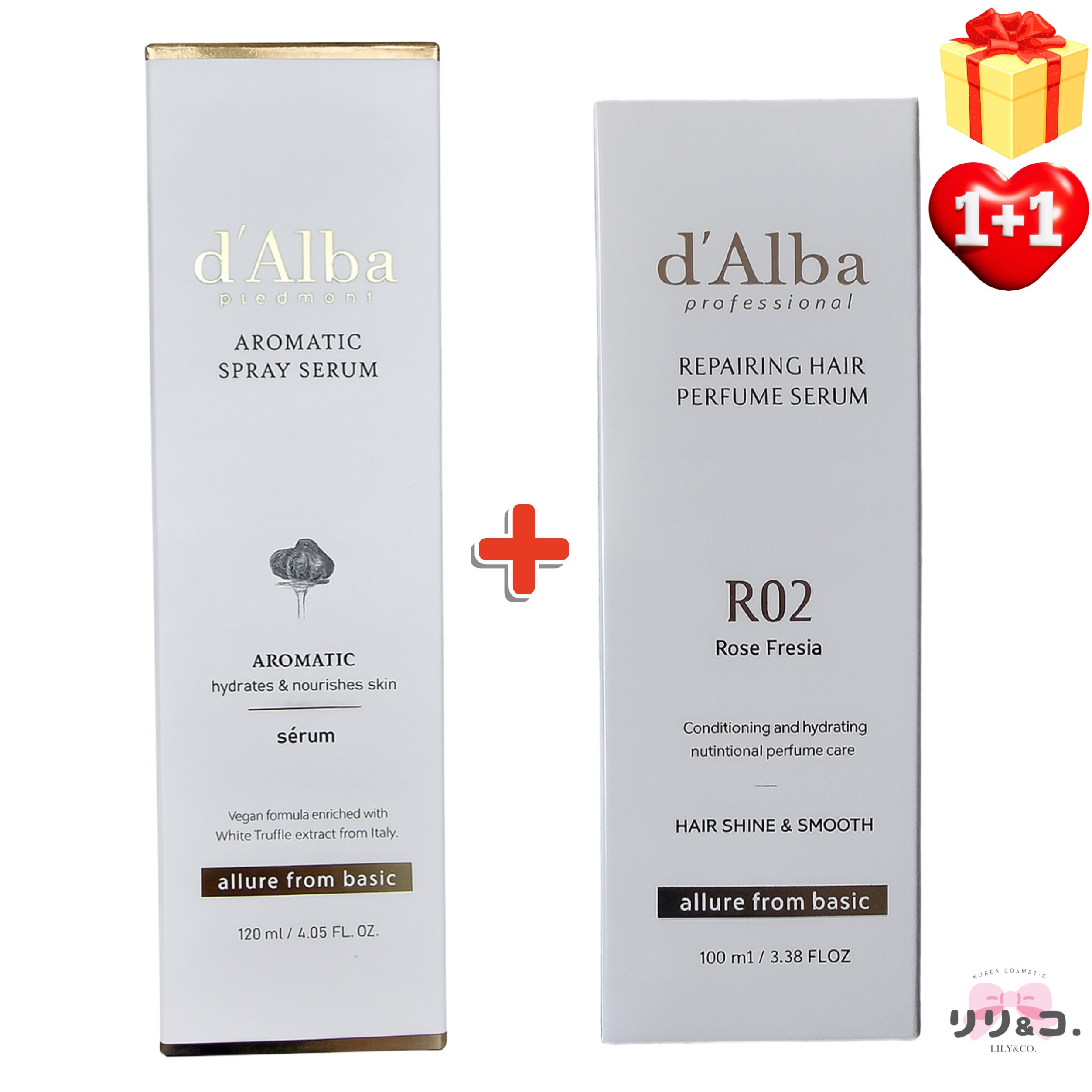 【ヴィーガン認証】 「オリジナルバージョン」ミストセラム 120ml + 「大容量」ヘアパフュームセラム 100ml 韓国コスメ 導入 携帯用 保湿 ミスト化粧水 敏感肌 フェイスミスト