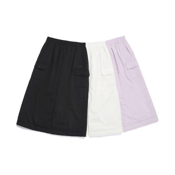 N254WSK911 女性ポールリノンキルティングロングスカート 3種のうち1つ選択