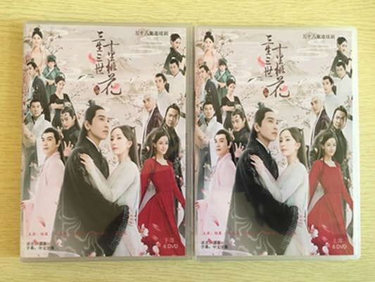 中国ドラマ DVD 『永遠の桃花 三生三世』 6DVD 三生三世十里桃花 中国盤 楊冪 ディリレバ 赵又廷 12D HD ハイビジョン