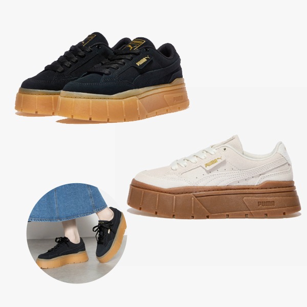 メイズスタックソフトスニーカー/レディーススニーカー厚底スニーカー/韓国スニーカー 4.5cmヒール/Mayze Stack Soft Winter Wns/プラットフォーム