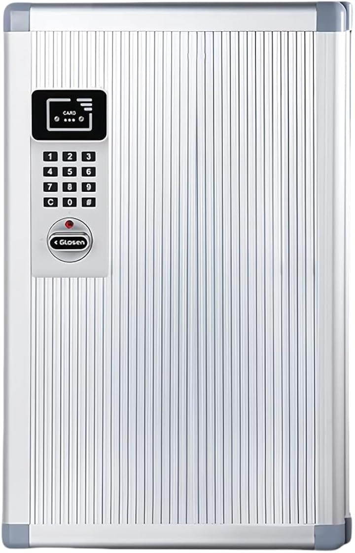 キーボックス 壁掛け 暗証番号/センサー テンキー 電池式 非常解錠キー付き keybox 鍵収納ボックス セキュリティキーボックス 省スペース 会社 事務所 業務用 (24個収容)