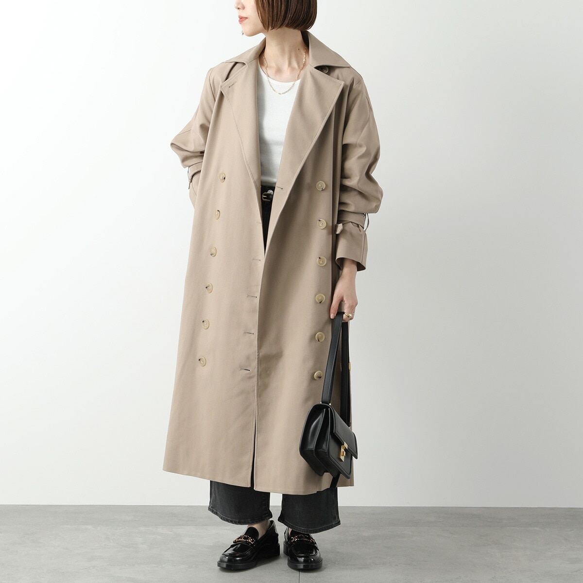 Toteme トーテム トレンチコート SIGNATURE TRENCH 243 WRO1112 FB0243 レディース ダブルブレスト ロングコート 156 56,758円