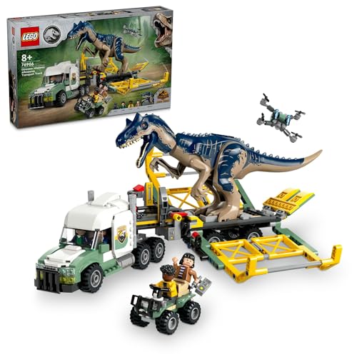 レゴ(LEGO) ジュラシック・ワールド きょうりゅうミッション:アロサウルスを運び出せ! おもちゃ 玩具 誕生日 プレゼント ブロック 男の子 女の子 子供 8歳 9歳 10歳 小学生 恐竜 769