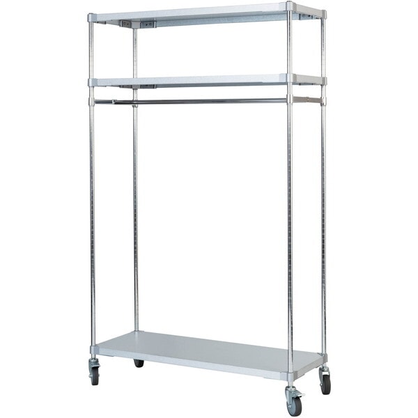 アイ・エル・シー GH3-46120 燕三条製 PROFACE ガルバリウムソリッドハンガーラック3段 460×1200×1800 クロムメッキポール メーカー直送