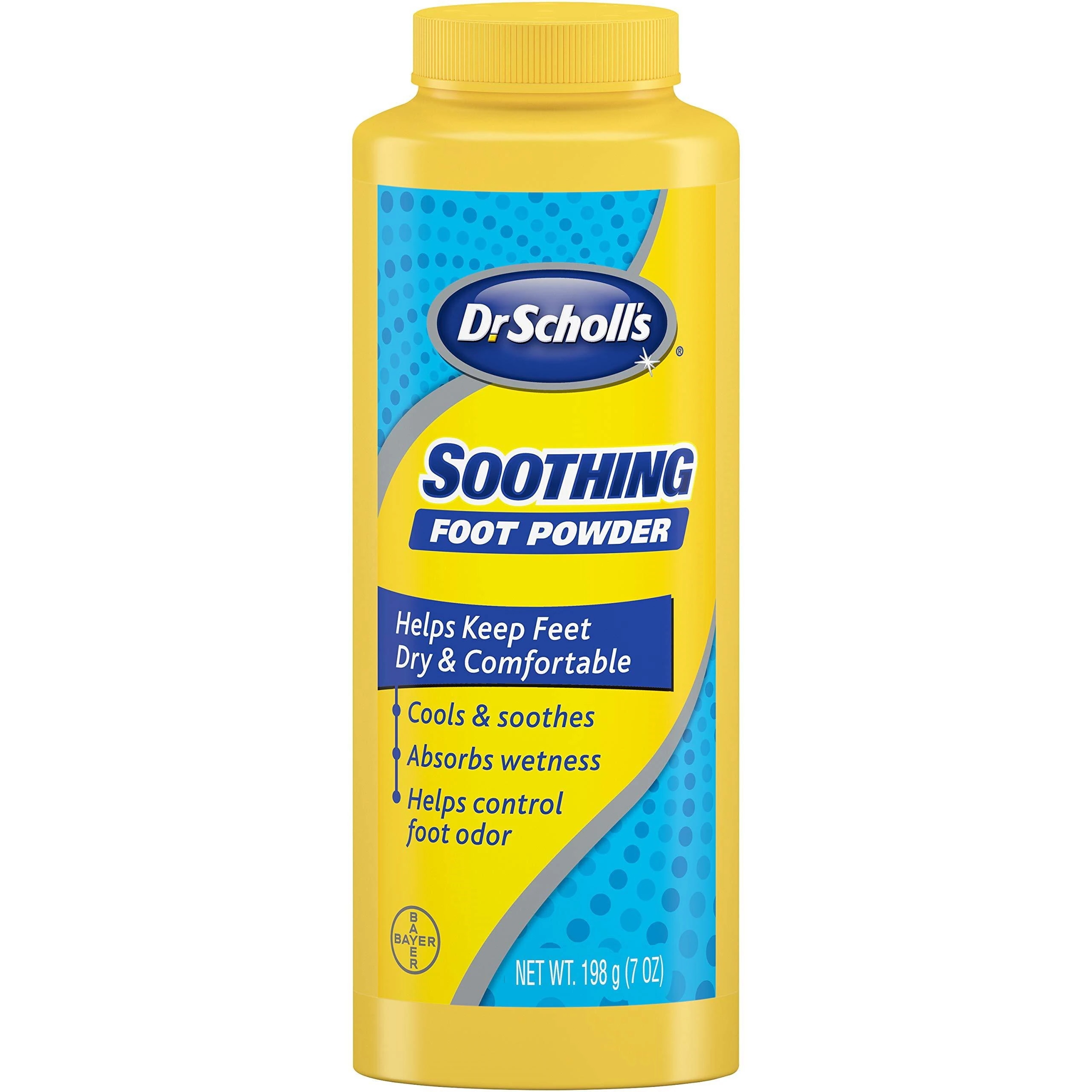 Dr. Scholl s Soothing Foot Powder, 7oz (Pack of 4)