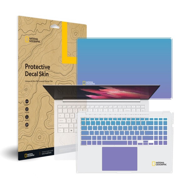 Samsung Galaxy Book Pro NT950XDB ナショナルジオグラフィック 外部保護フィルム デカールスキン