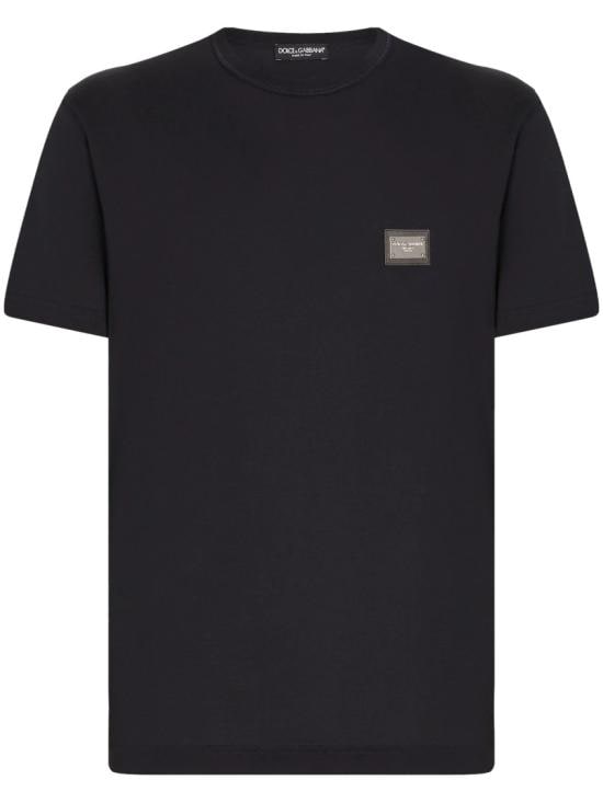 DOLCE & GABBANA Men T-Shirts G8PT1TG7F2IB0665 Black