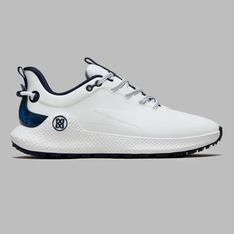 男性ゴルフシューズ 練習靴 スパイクレス ホワイトカモ WIDE 2026