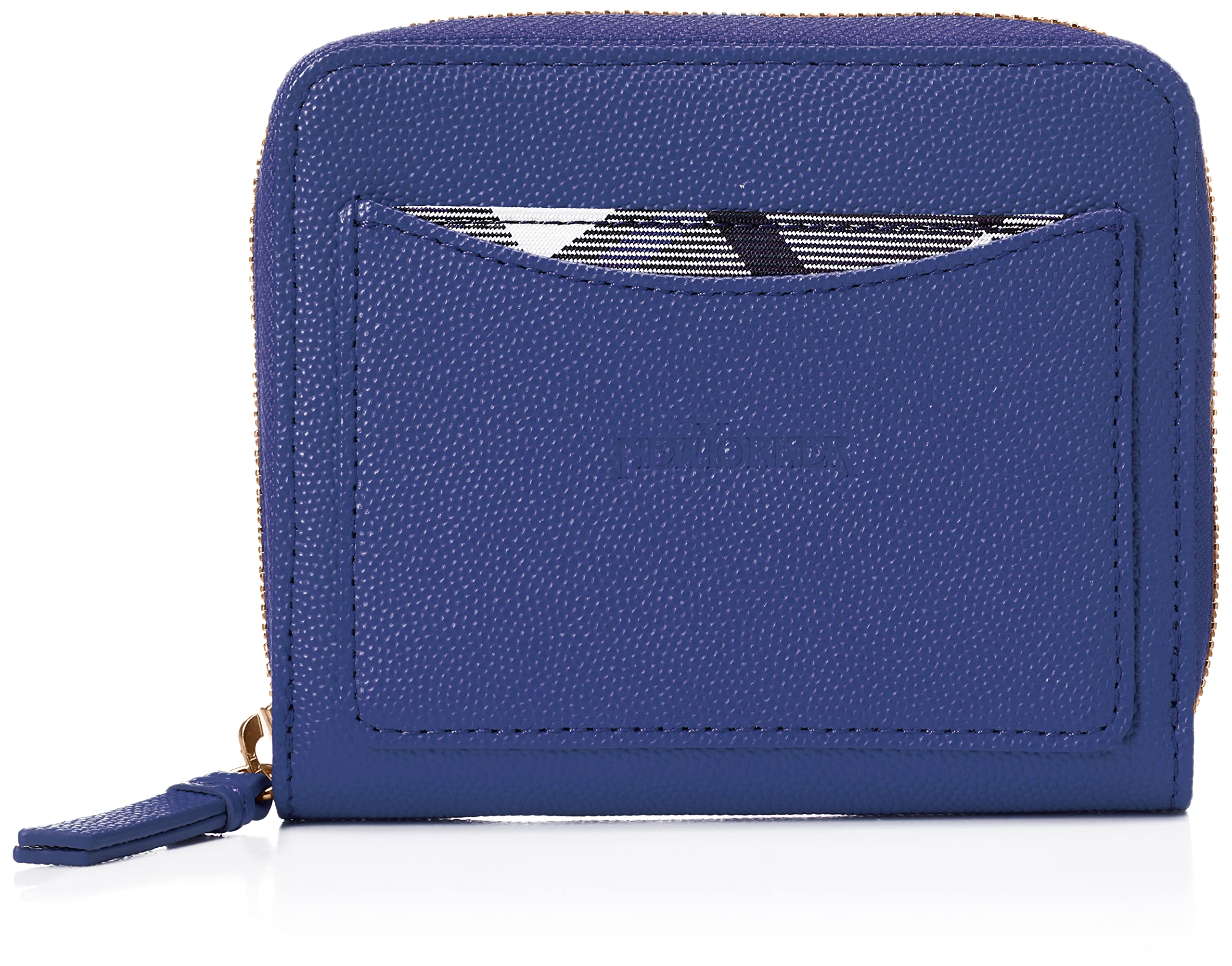 [ニューヨーカー アクセサリー] ファスナー 二つ折り ボックス 小銭入れ アーチ NYP892 ネイビー