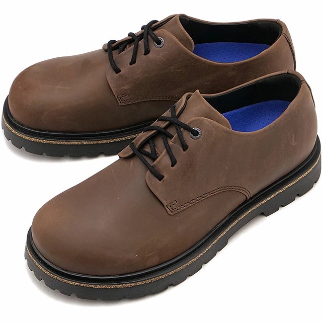 レザーシューズ ハイウッド レース ロー [1028201/1028093] HIGHWOOD メンズ・レディース コンフォート プレーントゥ HABANA NATURAL-LEATHER-OILE