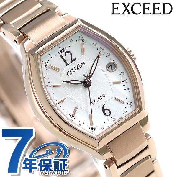 シチズン エクシード サクラピンク（R） エコドライブ電波 ES9344-54W CITIZEN 腕