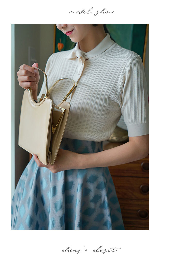 フランス イミテーション アイス シルク ピット ストリップ ポロシャツ 女性 レトロ ピーターパン スカーフ シャツ トップ パープル ホワイト ＳＭ トップス 袖あり かわいい 大人可愛い