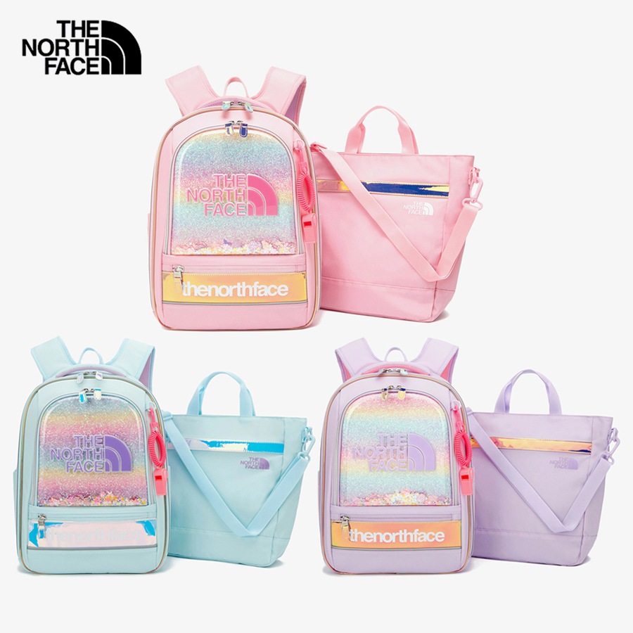 THE NORTH FACE ノースフェイス キッズ リュック GIRLS WIDE BLING UP SCH PACK アップ スクール パック リュックサック女の子 子供用 NM2DQ03