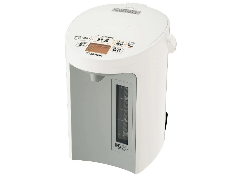 VE電気まほうびん 優湯生 CV-GV30-WA [ホワイト] 電気ポット
