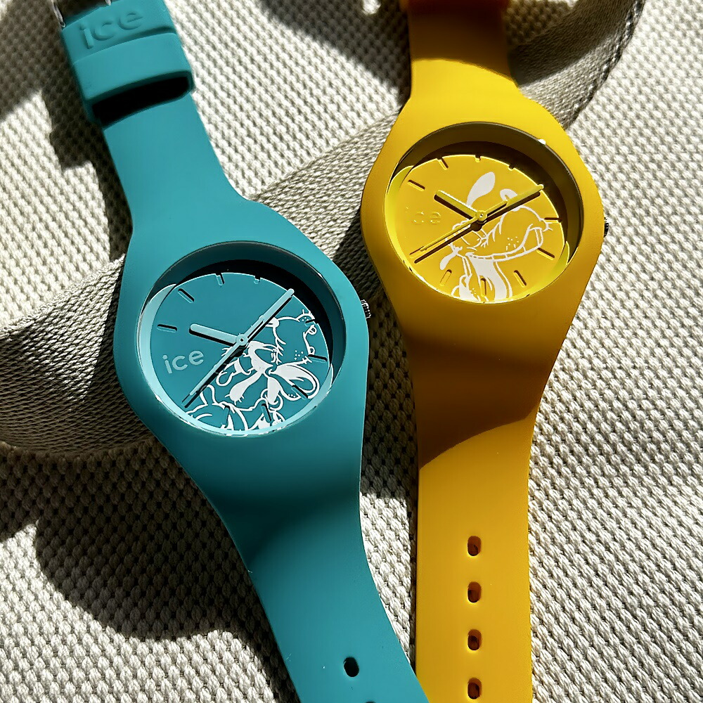 お揃いギフト ペアウォッチ アイスウォッチ グーフィ プルート ディズニー 腕時計 手表 ペア腕時計 お揃い 友達 プレゼント ペアギフト おすすめ 防水 時計 海 プール キャンプ 高校生 大学生