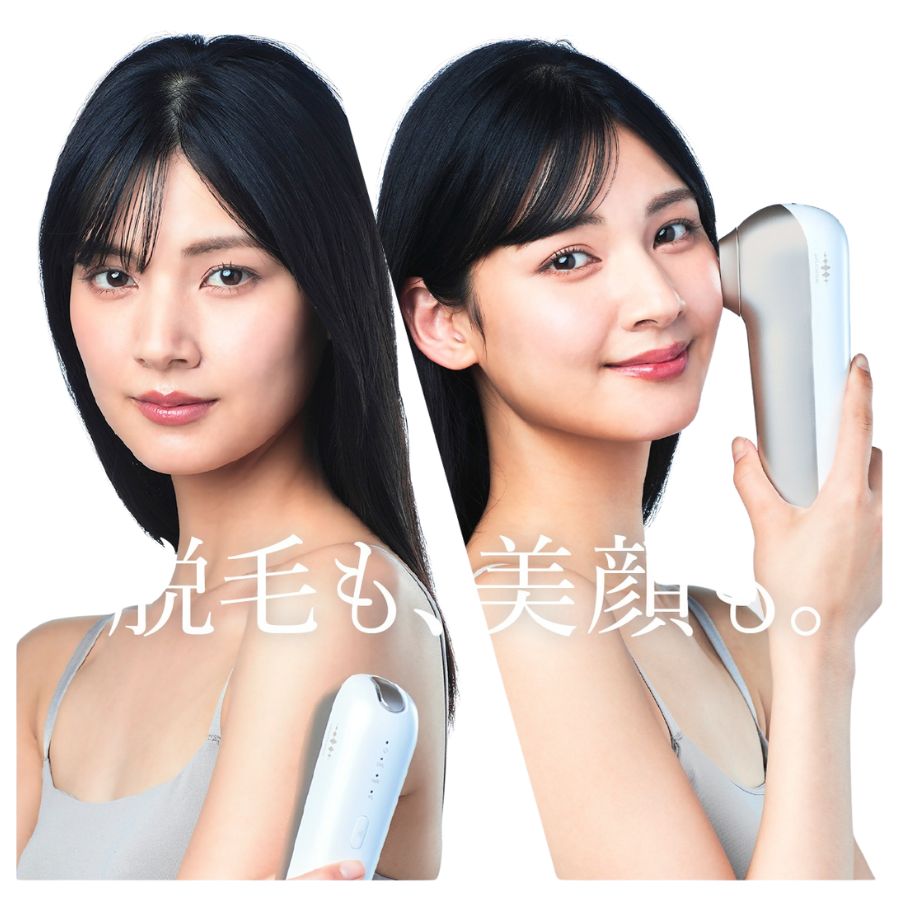 脱毛器 美顔器ケアもこれ1台 全身 VIO 顔 高速連射で全身脱毛＆サロン級の美肌ケア 光脱毛器 男性メンズの濃いひげももOK