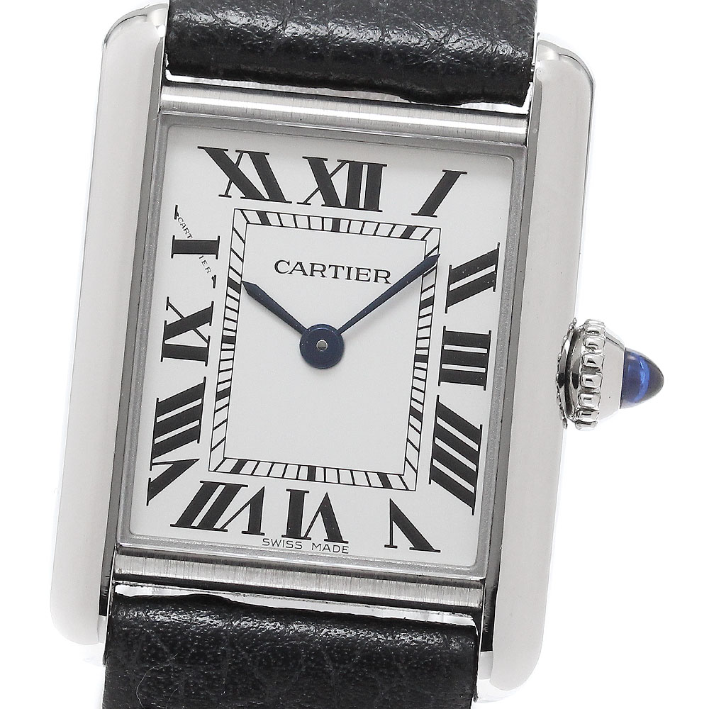 カルティエ CARTIER WSTA0042 タンク マスト SM クォーツ レディース 保証書付き_960885【中古】