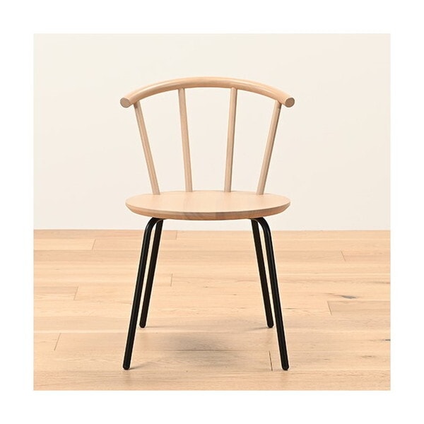 光製作所 ダイニングチェア ポルク スチール脚BK 2脚セット メーカー直送