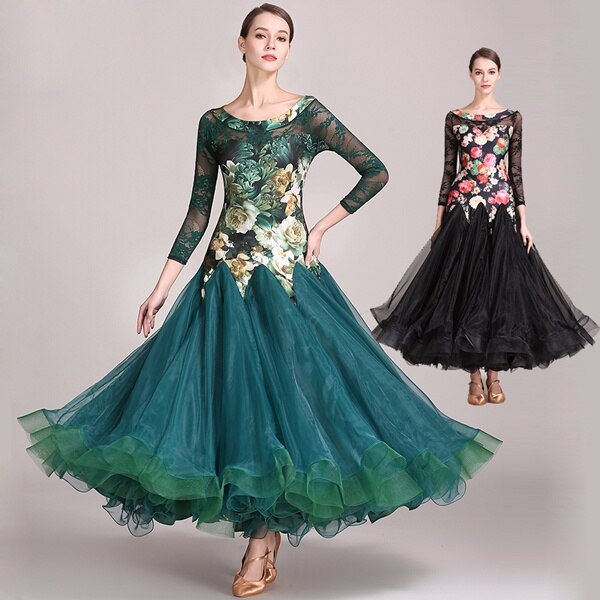 モダン ダンス衣装 ワンピース 大きい裾 社交ダンス ドレス ラテン ダンス 衣装 ワンピース タンゴ 衣装ドレス 社交ダンス ラテンドレス ワルツダンス 衣装 モダンドレス 社交ダンスdm833f0