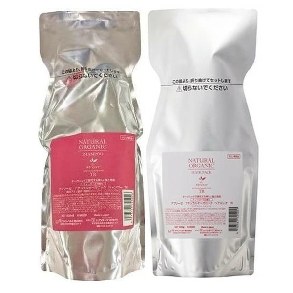 【送料無料】パシフィックプロダクツ ／ アブリーゼ ナチュラルオーガニック シャンプー TR 600ml ＋ ヘアパック TR 600g【 シャンプー / トリートメント 詰