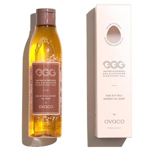 [国内正規品] オバコ オイルソープ 200ml ovaco 泡タイプ マルセイユ石鹸 ニワトリ多能性細胞培養順化培養液配合 界面活性剤 保存料 不使用 天然由来オイル ダブルクレンジング 敏感肌